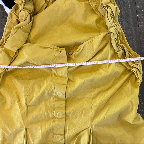 Anthropologie Yellow Blouse - Picture 2 of 6